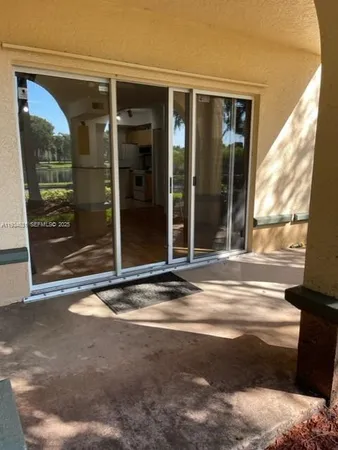 a view of a building door