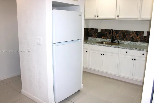 a view of a kitchen counter top space