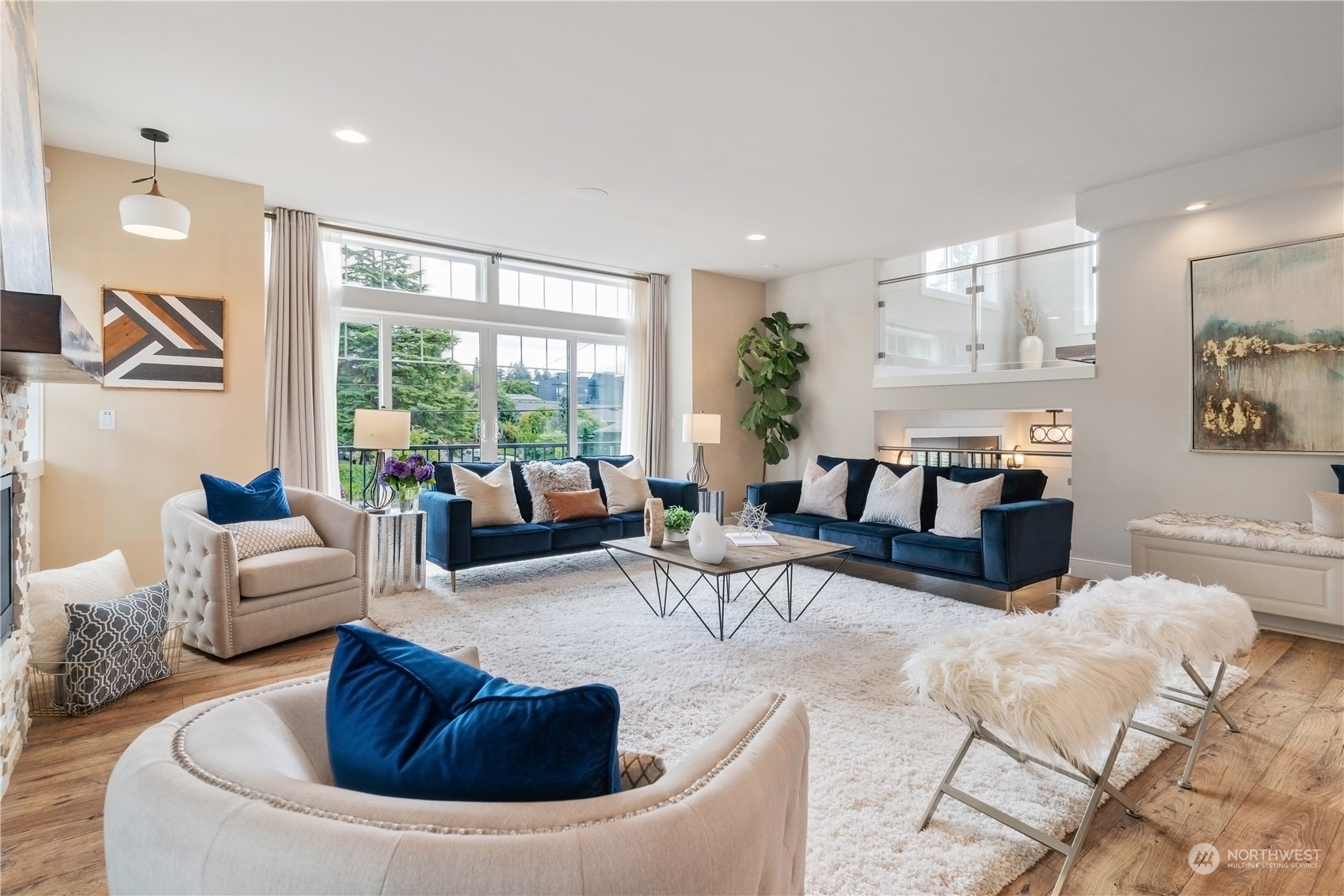 18613 103rd Avenue Northeast Bothell, WA 98011 - Photo 13 of 35 a living room with furniture and a large window