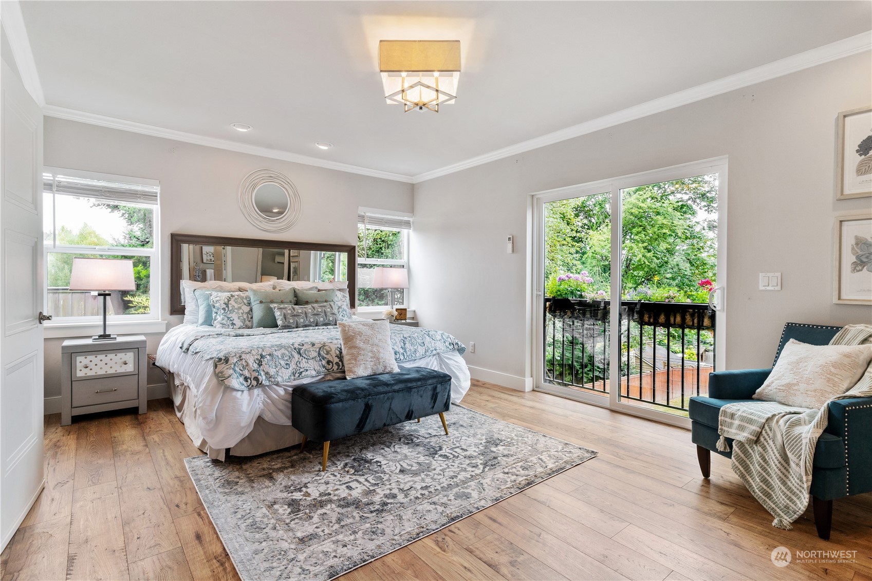 18613 103rd Avenue Northeast Bothell, WA 98011 - Photo 14 of 35 a bedroom with a large bed and a couch