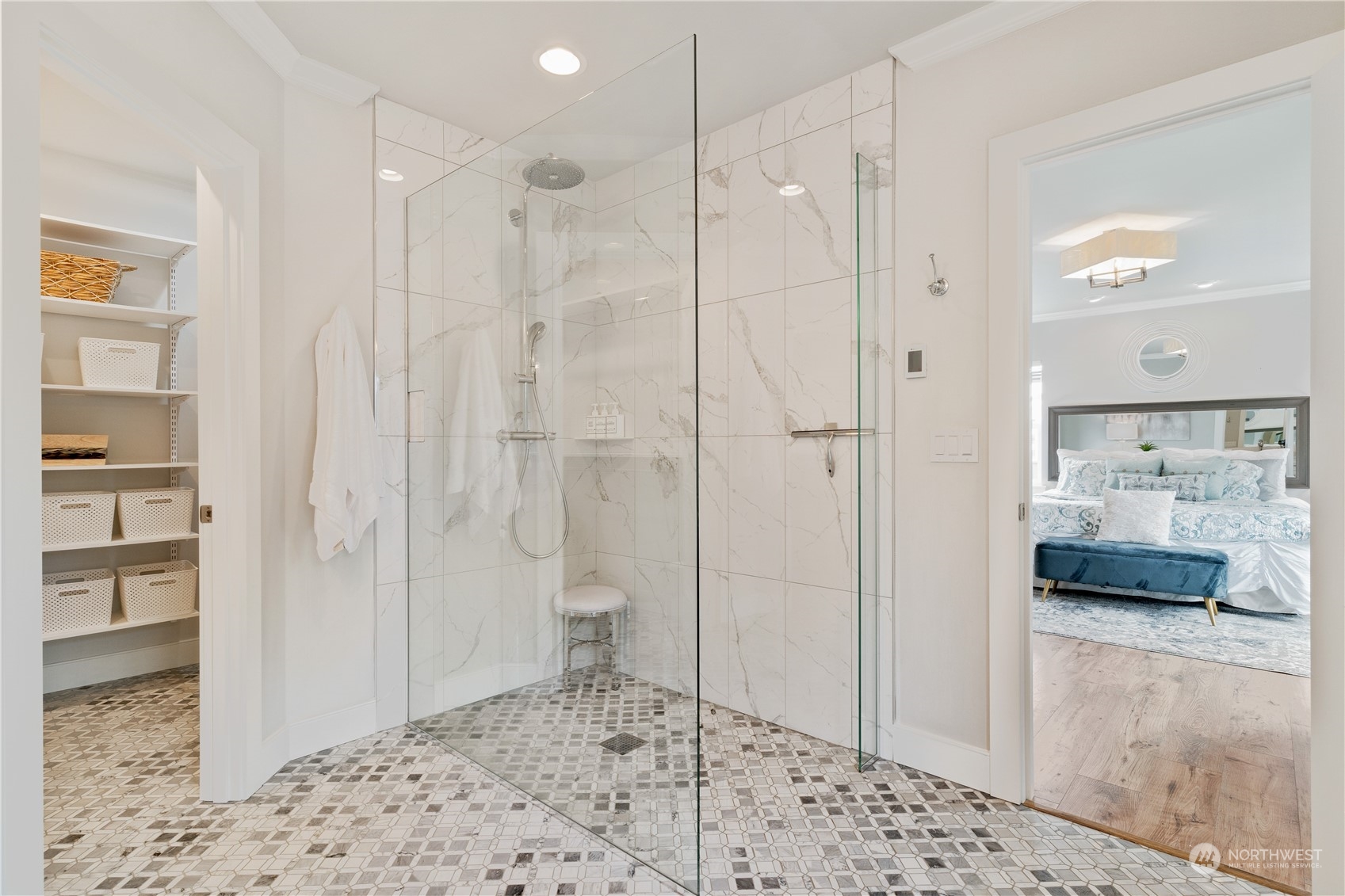 18613 103rd Avenue Northeast Bothell, WA 98011 - Photo 18 of 35 a bathroom with a shower and a toilet