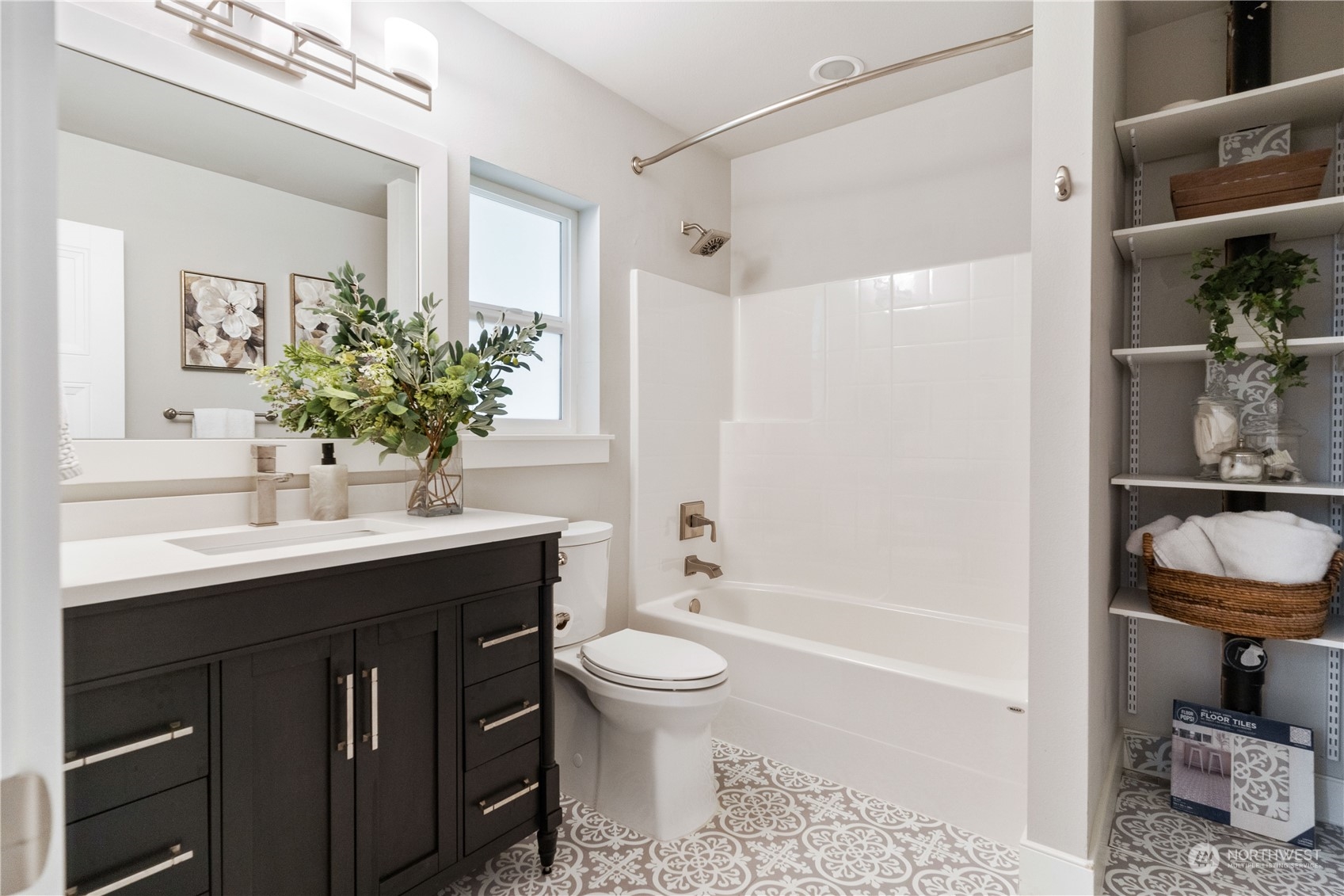 18613 103rd Avenue Northeast Bothell, WA 98011 - Photo 25 of 35 a bathroom with a sink a toilet and shower
