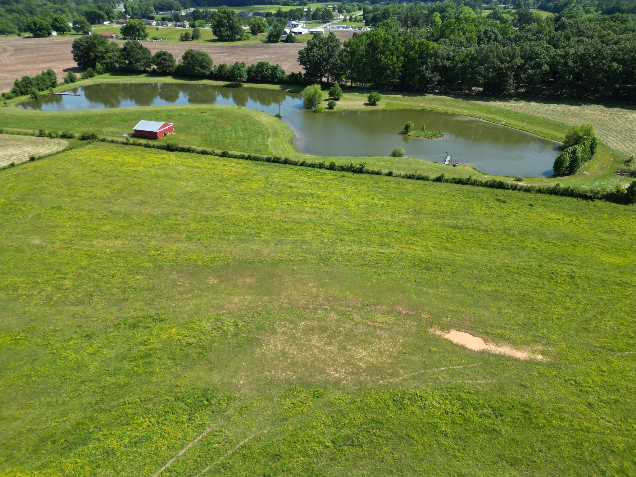 81 Slaughter Pen Road Ardmore, TN 38449 - Photo 42 of 63 a view of a lake and a houses