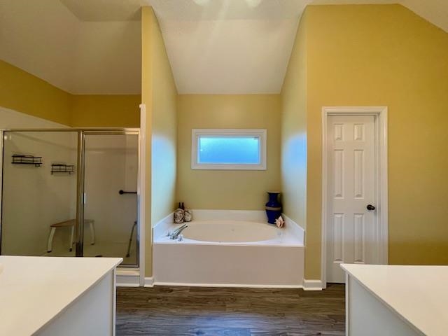 8028 Old Brownsville Road Bartlett, TN 38002 - Photo 17 of 35 a bathroom with a tub and shower