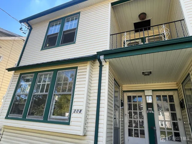 a view of a door of the house