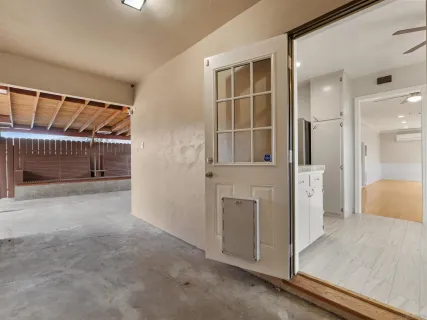 a view of empty room
