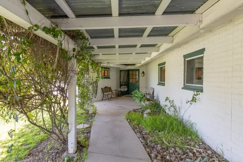 a view of a room with an outdoor space