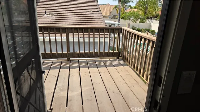 a view of a backyard with sitting area