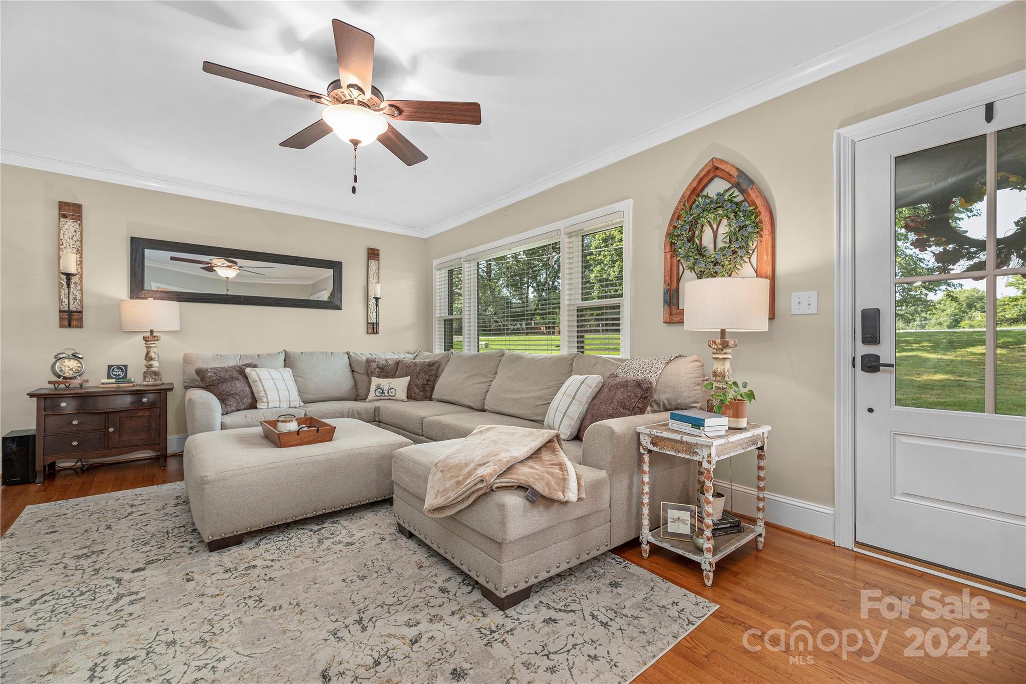 13002 Mayes Road Huntersville, NC 28078 - Photo 7 of 43 a living room with furniture and a large window
