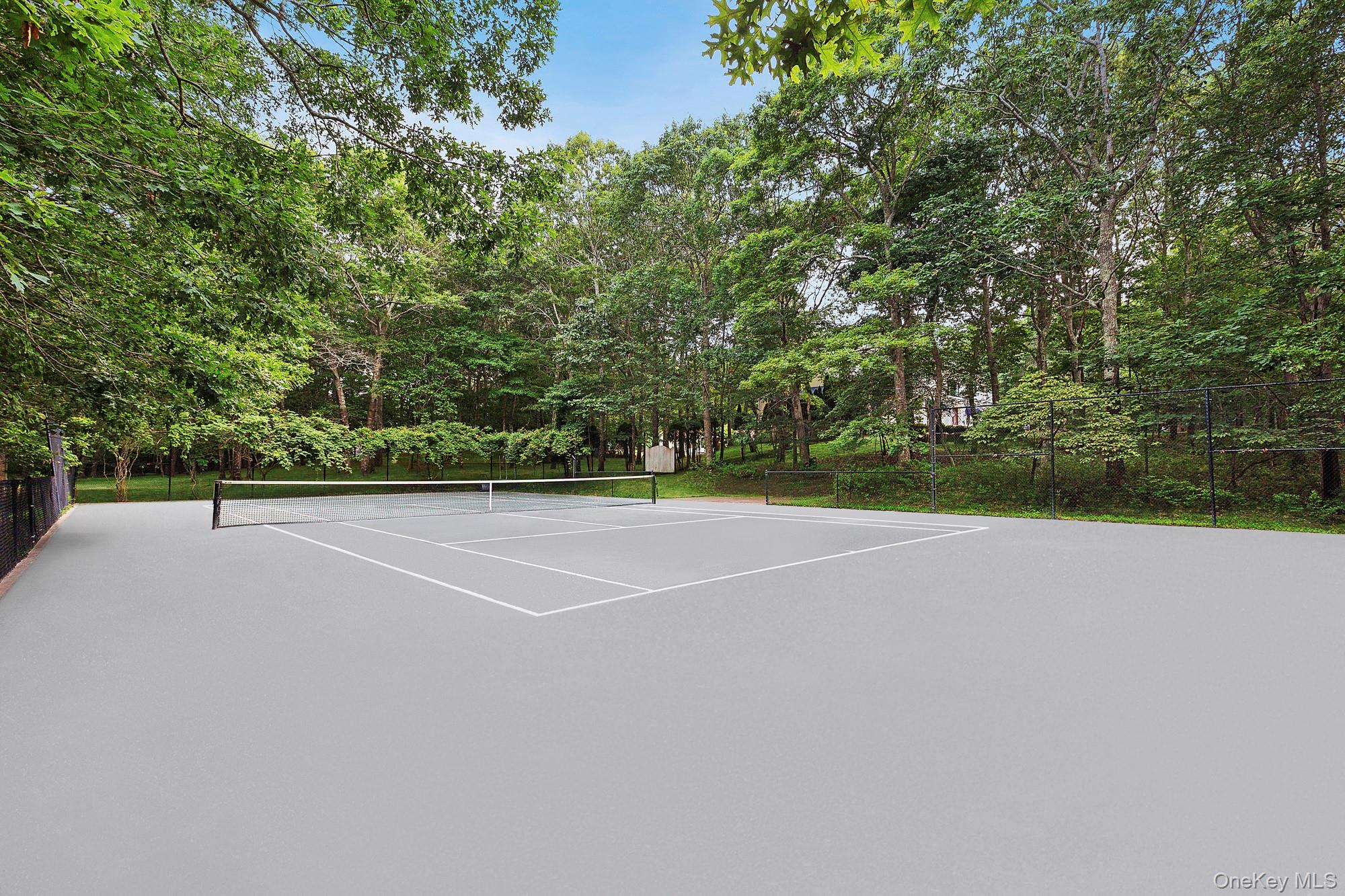 1 Terrys Trail East Hampton, NY 11937 - Photo 22 of 25 View of tennis court with community basketball court