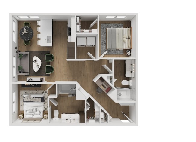 320 Goll Street, Unit 2138 Kyle, TX 78640 - Photo 3 of 19 a living room with furniture and decor