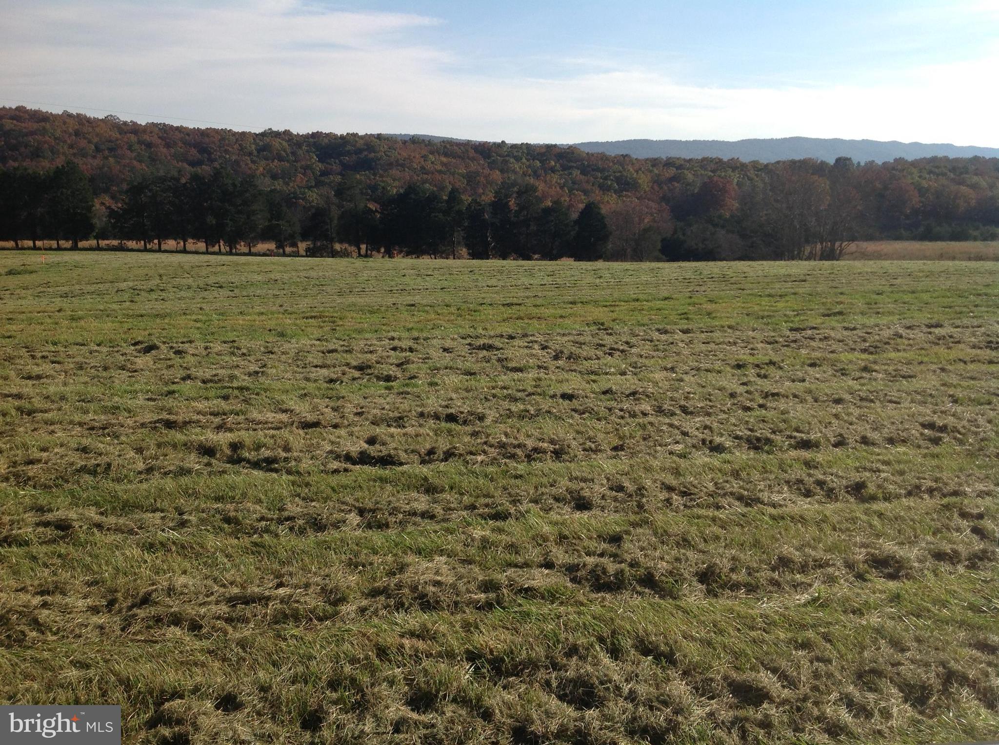 View from Road to line at top of ridge
