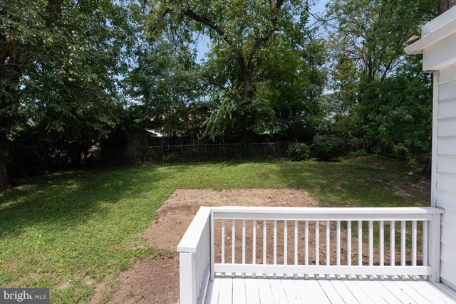 a backyard of a house