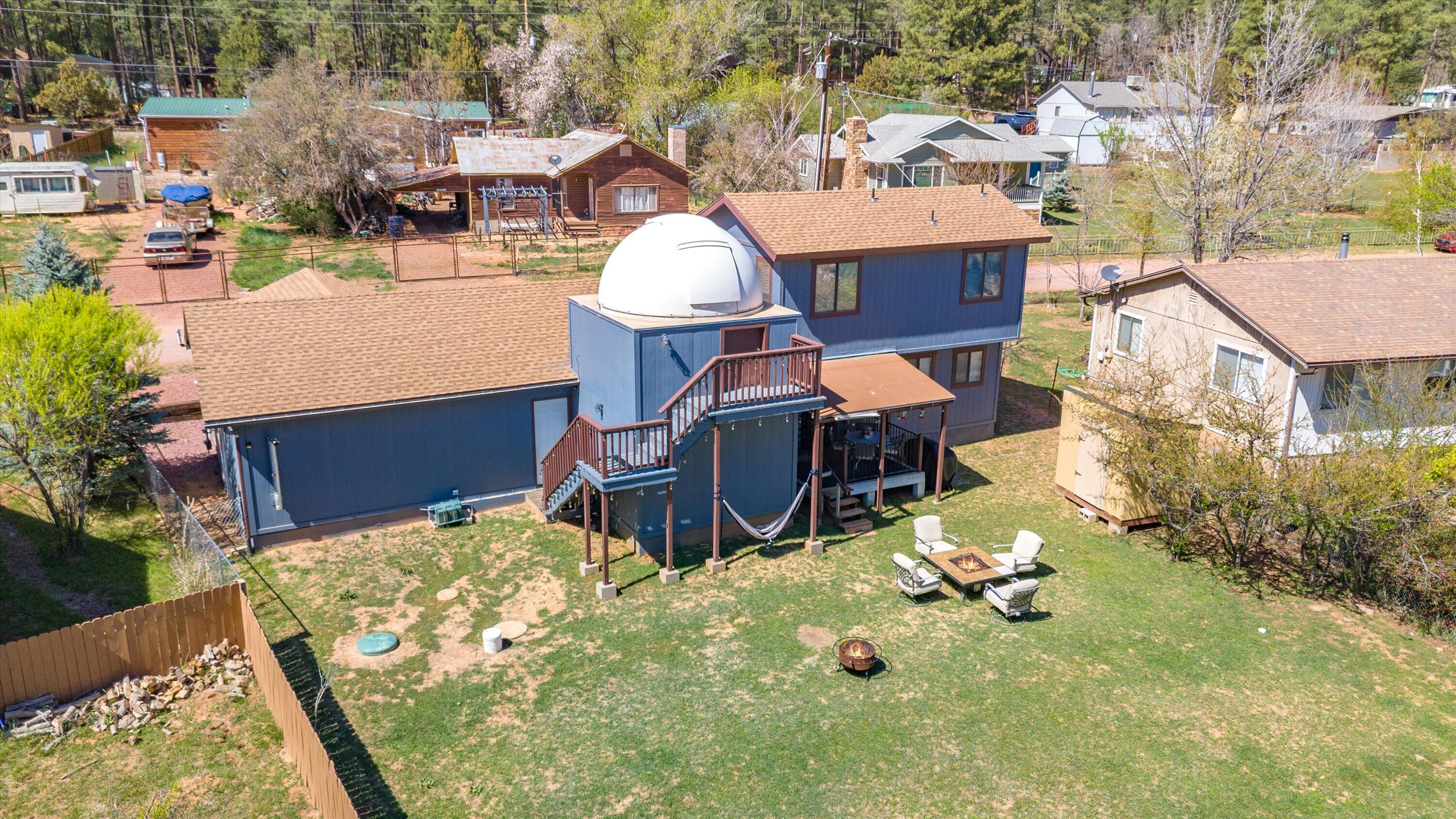 9055 Juniper Road Pine, AZ 85544 - Photo 33 of 39 35-Aerial Back