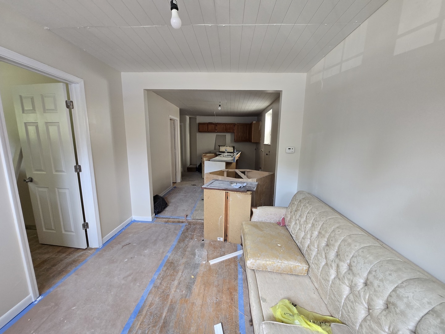 3624 South Paulina Street Chicago, IL 60609 - Photo 2 of 14 a bedroom with a bed and wooden floor
