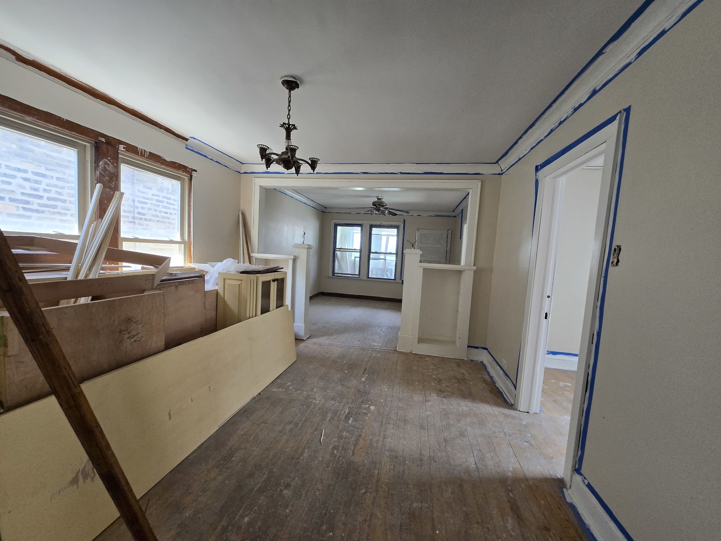 3624 South Paulina Street Chicago, IL 60609 - Photo 9 of 14 a view of a kitchen with a sink and a refrigerator