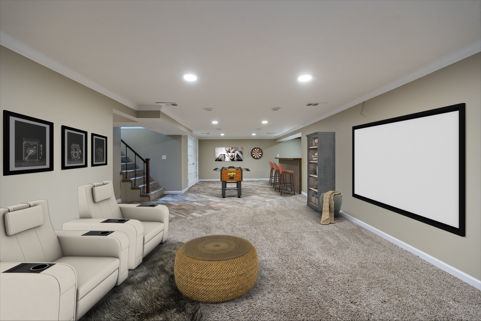 149 Wheeling Avenue Wheeling, IL 60090 - Photo 11 of 23 a living room with furniture and a flat screen tv