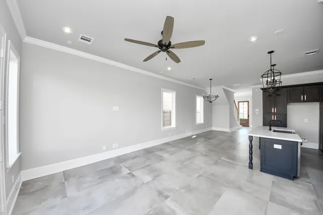 a view of a closet with window