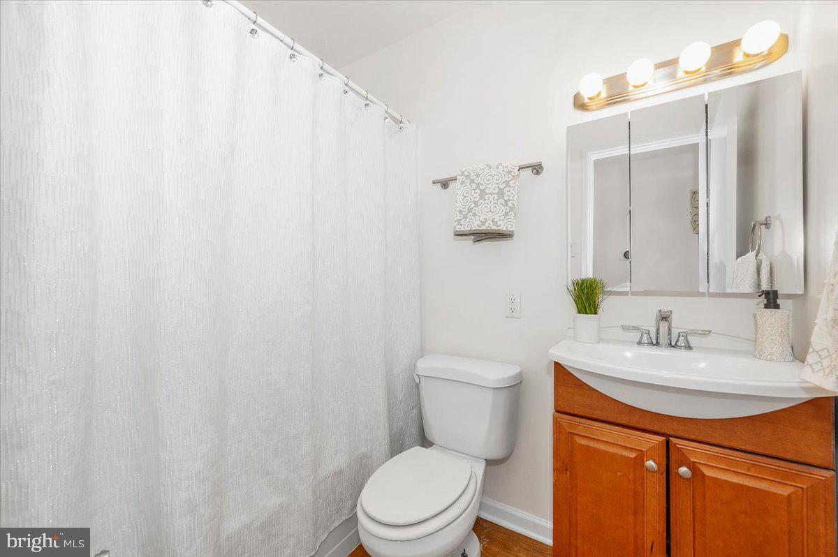 1200 Wilson Place Frederick, MD 21702 - Photo 32 of 57 a bathroom with a sink a toilet and mirror