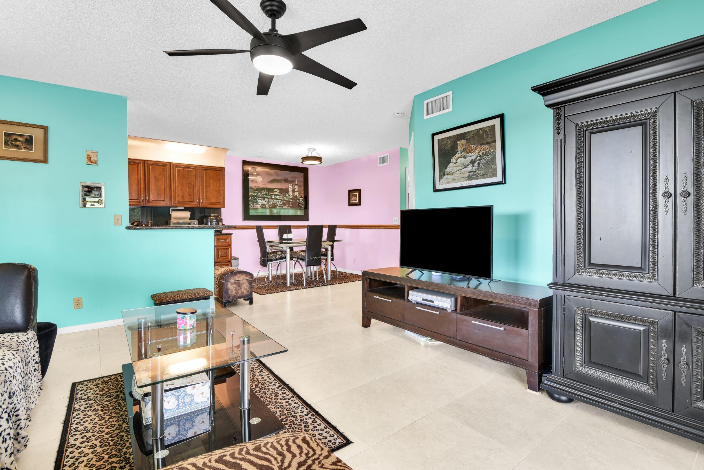 545 Trace Circle, Unit 201 Deerfield Beach, FL 33441 - Photo 3 of 37 View of Great Room from Balcony Door