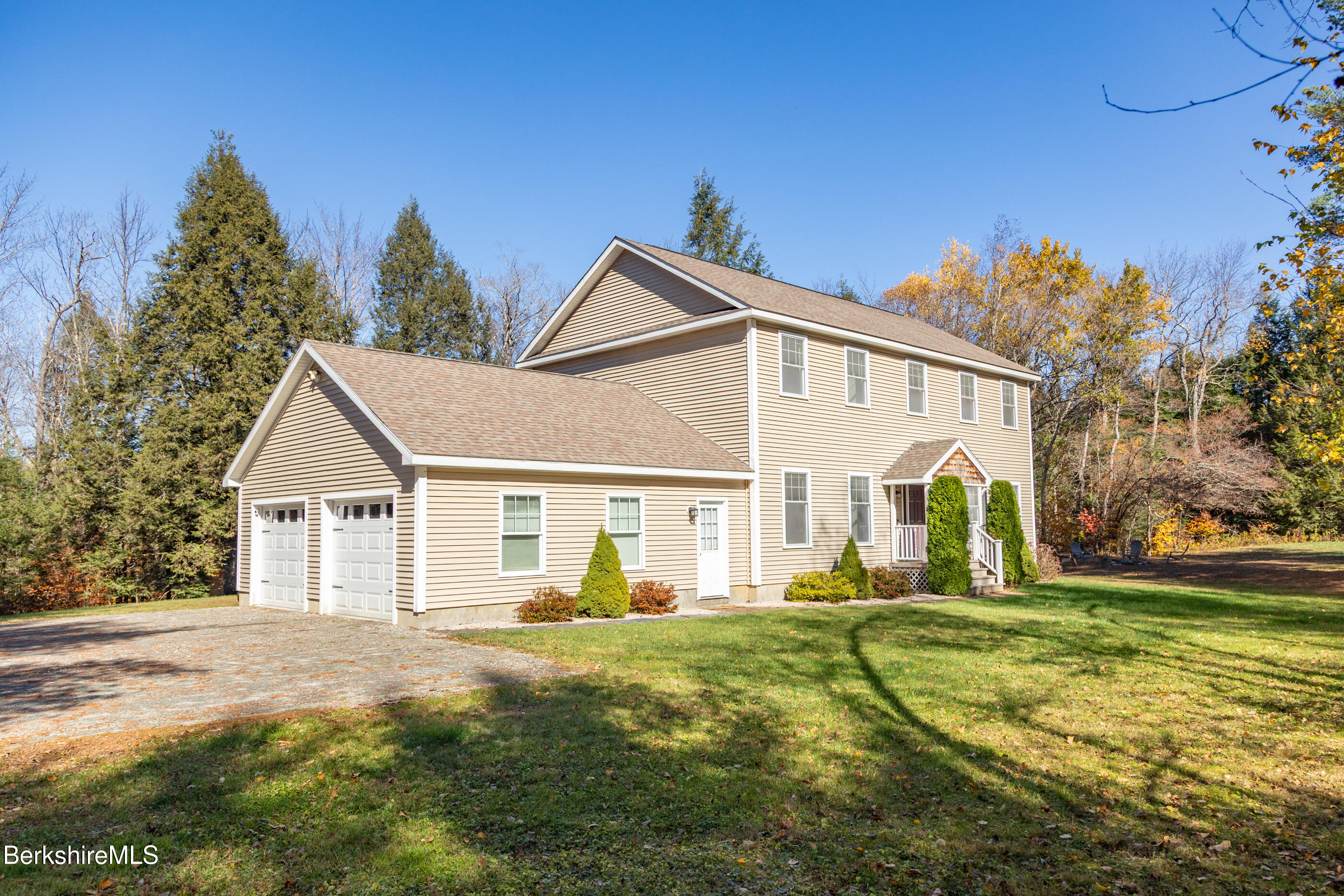 60 Middlefield Road Washington, MA 01223 - Photo 11 of 55 a front view of house with yard and green space