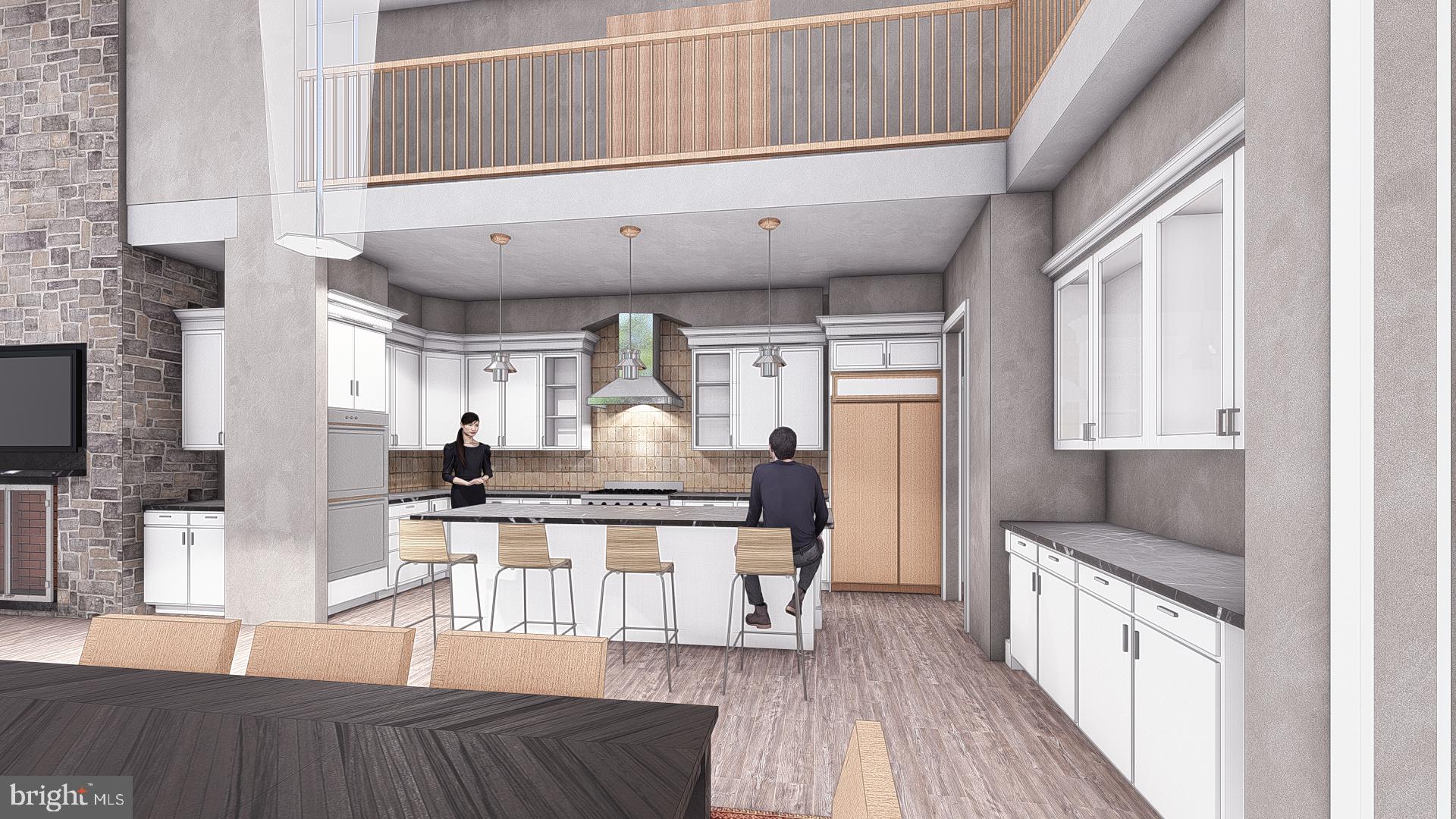 3607 Gradyville Road Newtown Square, PA 19073 - Photo 6 of 16 a kitchen with stainless steel appliances a stove a refrigerator a sink dishwasher and wooden cabinets with wooden floor