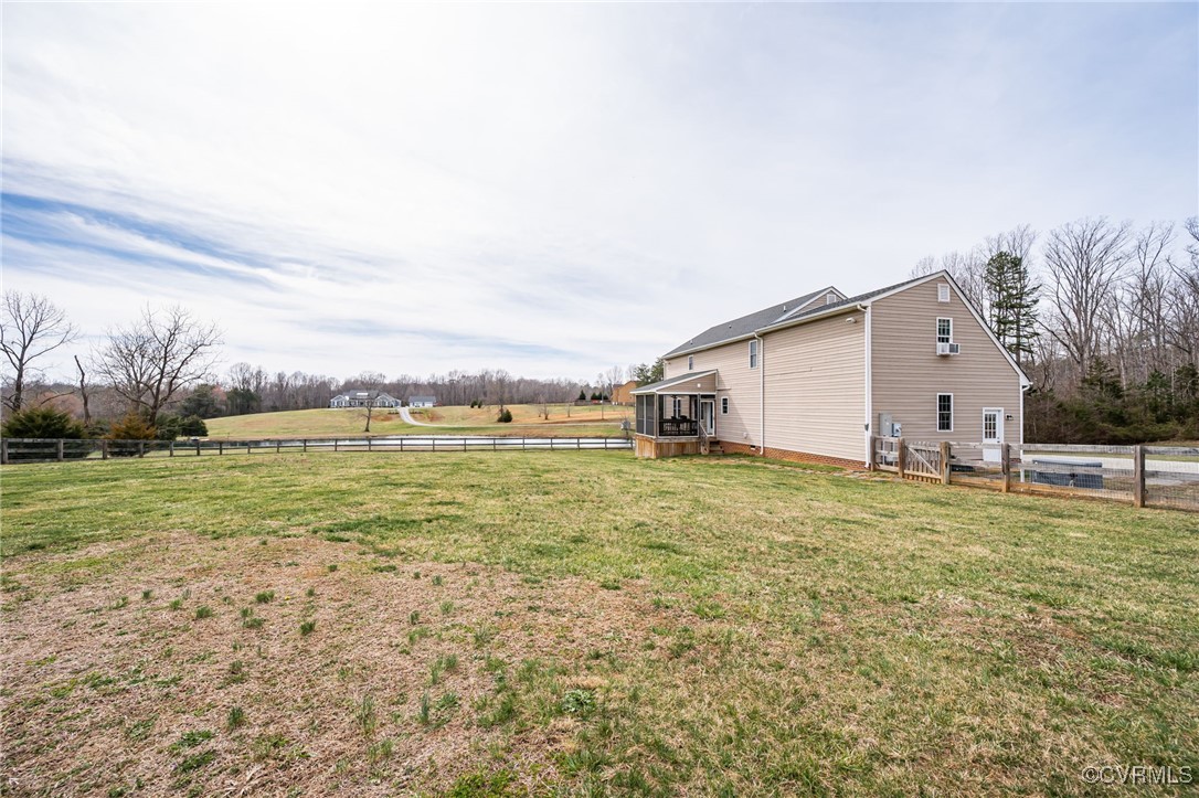 3847 Sage Road Sandy Hook, VA 23153 - Photo 30 of 37 a view of a large garden with large trees