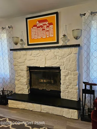 a view of a hallway with elevator