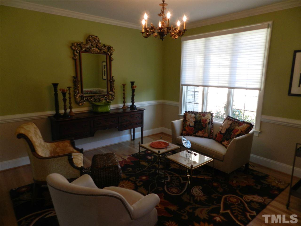 406 Cedar Ridge Way Durham, NC 27705 - Photo 5 of 25 Dining room currently used as a den