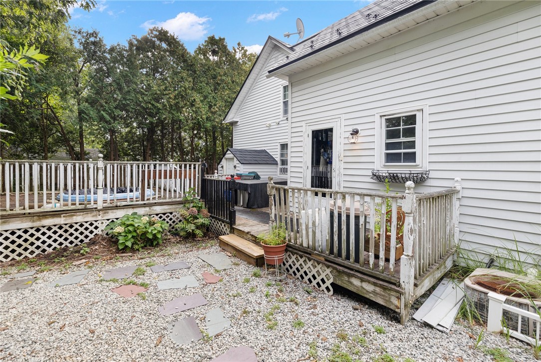 786 Sandy Lane Warwick, RI 02889 - Photo 23 of 26 Another perspective of the rear deck/entryway.