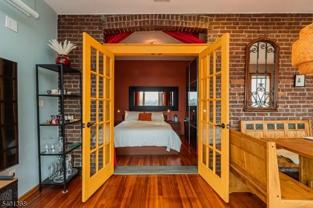 a front view of a house with a balcony