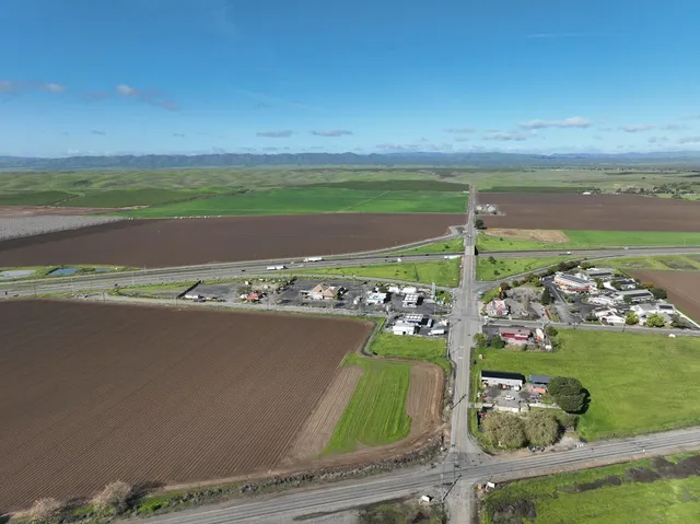 a view of a city and an ocean view