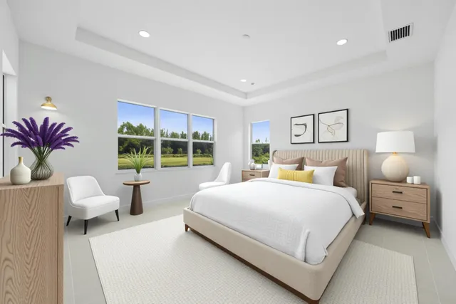 a view of empty room with windows