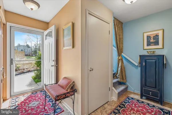a room with furniture and a window