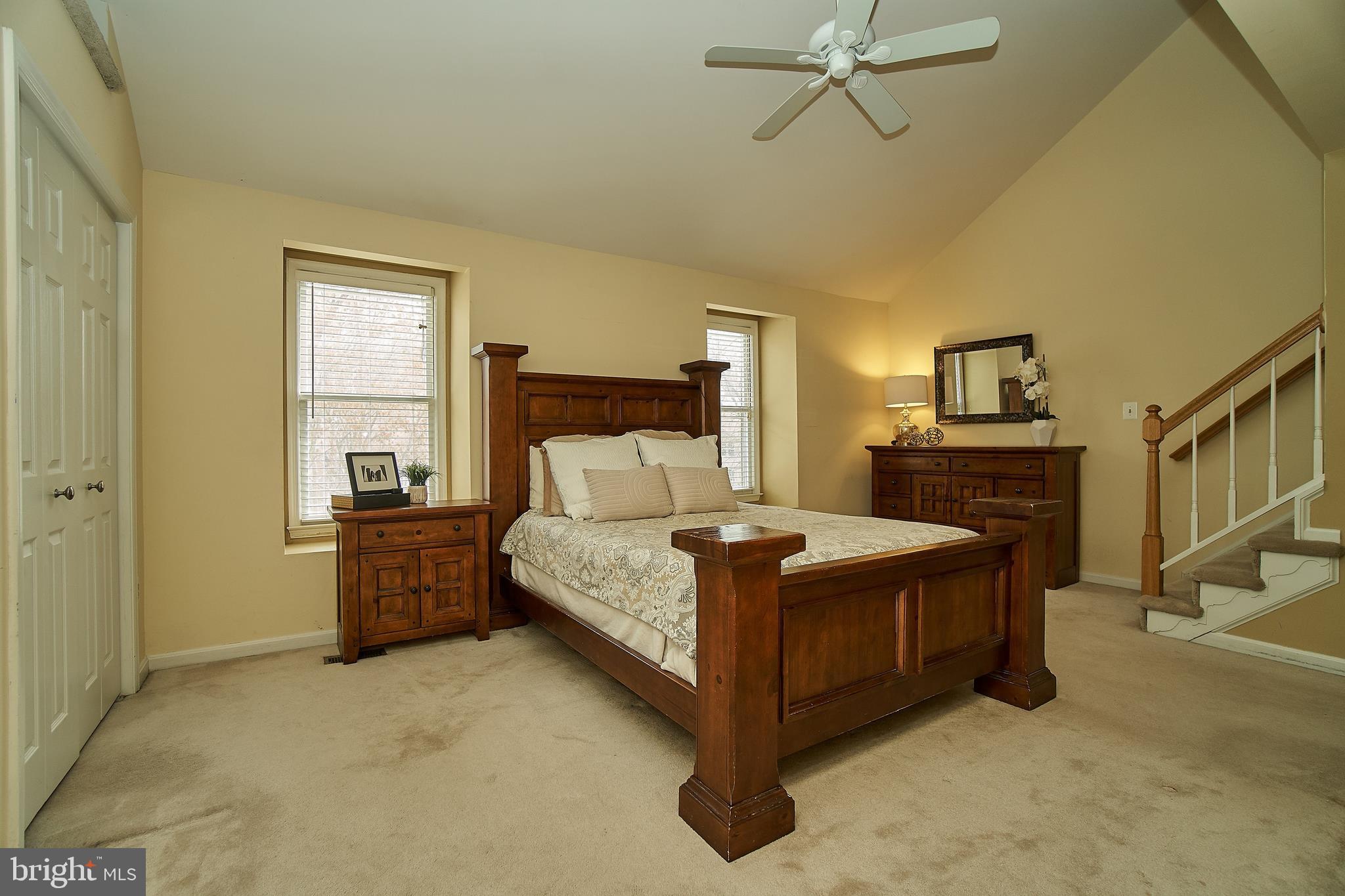 7214 Olde Lantern Way Springfield, VA 22152 - Photo 14 of 32 Luxury Master Bedroom w/ his and hers closets.