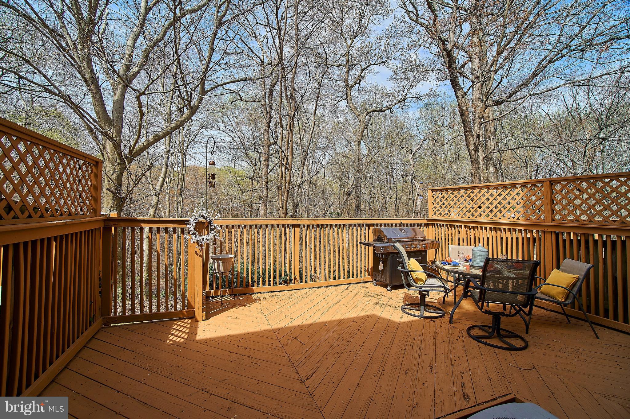 7214 Olde Lantern Way Springfield, VA 22152 - Photo 29 of 32 Inviting private rear deck with gate.