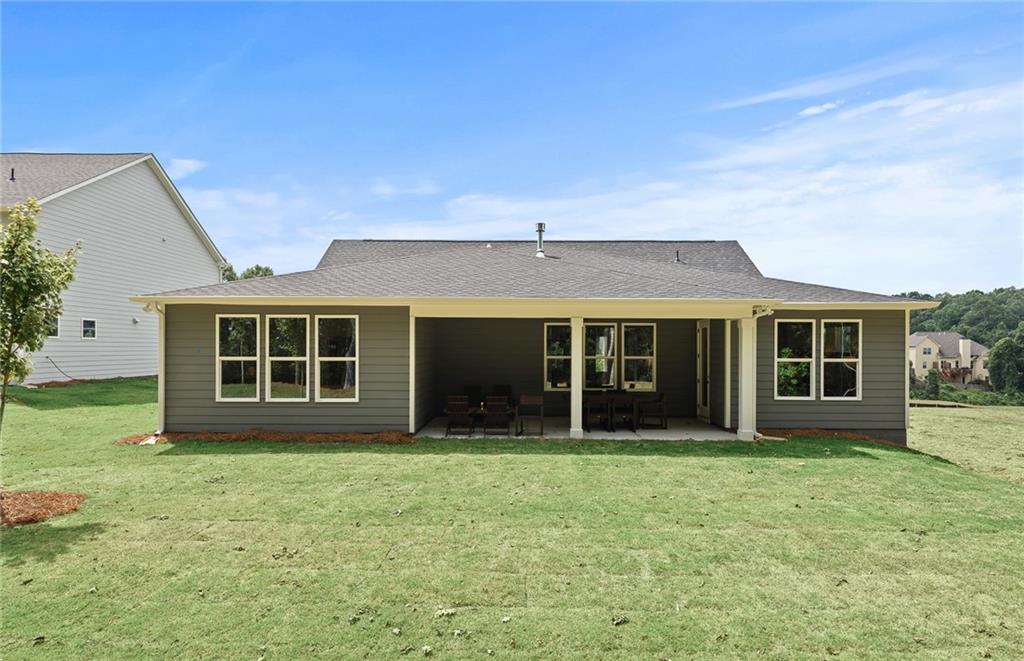 319 Canoe Place Villa Rica, GA 30180 - Photo 38 of 38 front view of a house with a yard