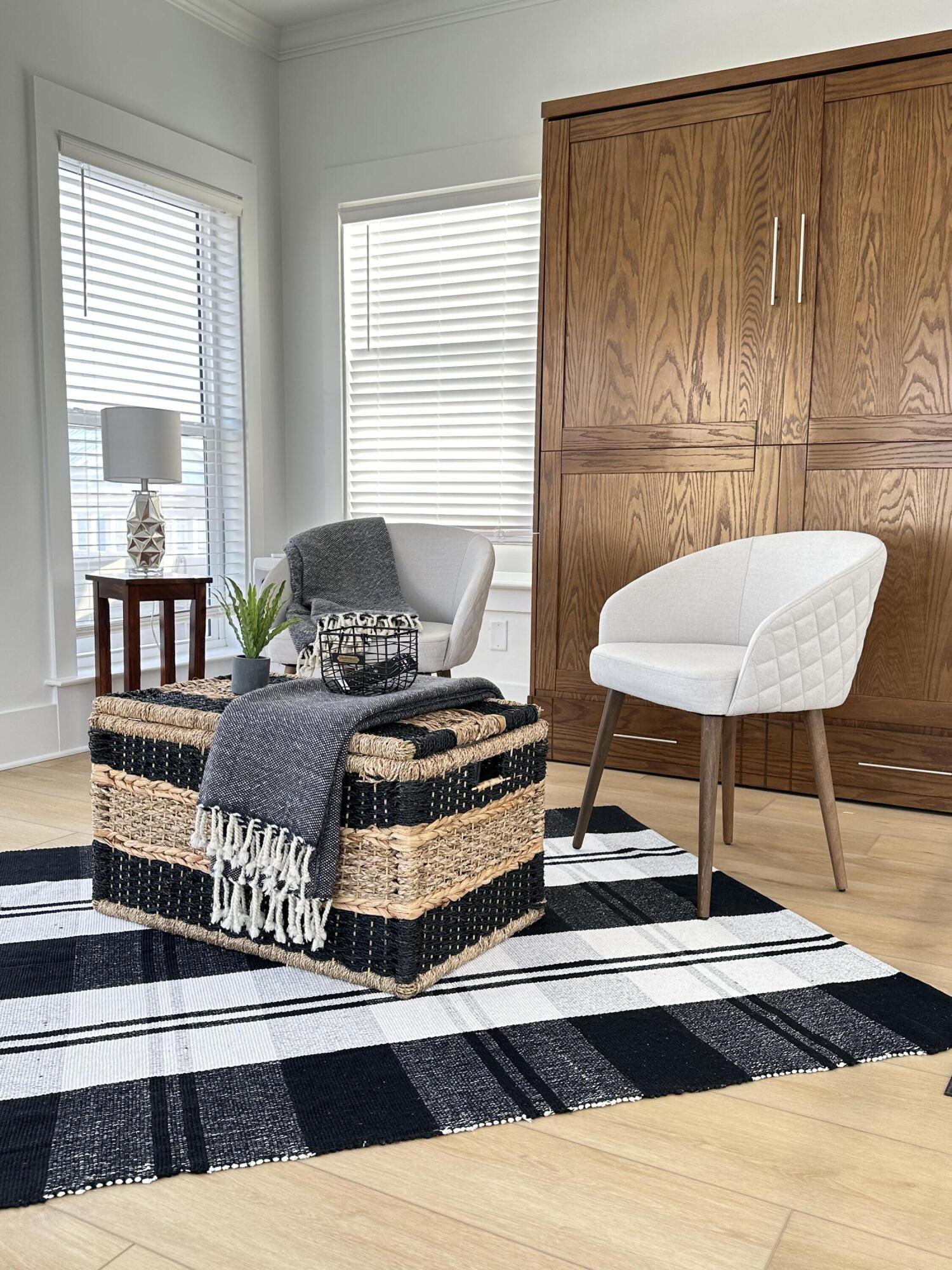 48 Rue Du Soleil Santa Rosa Beach, FL 32459 - Photo 37 of 37 a living room with a couch and two windows