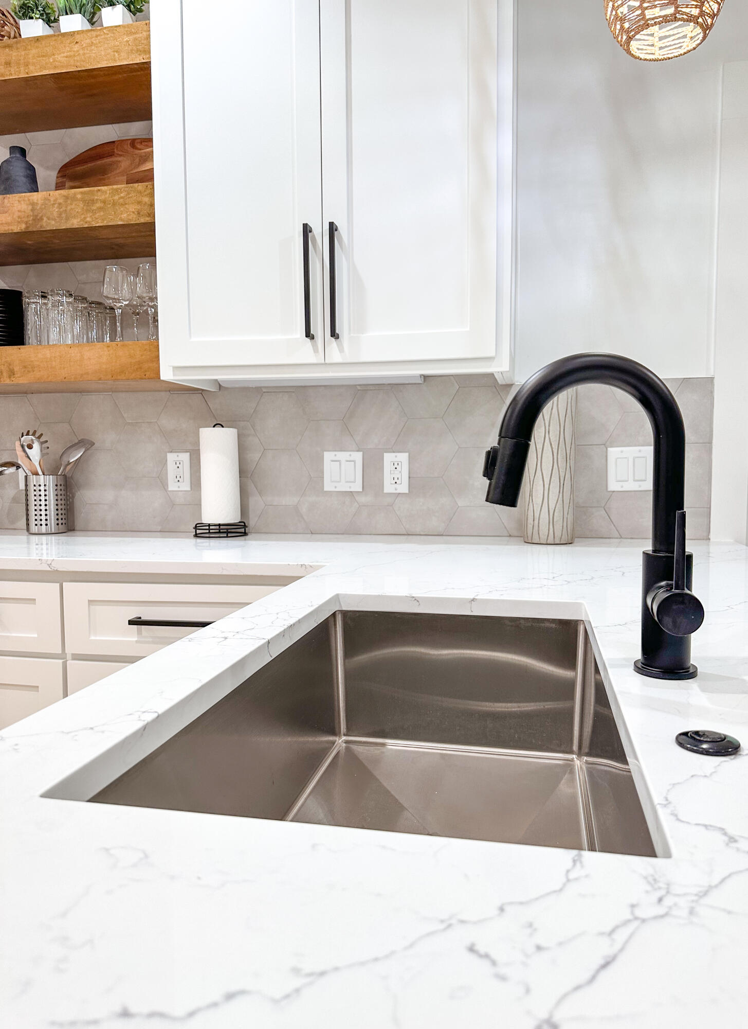48 Rue Du Soleil Santa Rosa Beach, FL 32459 - Photo 10 of 37 a close view of sink and cabinets