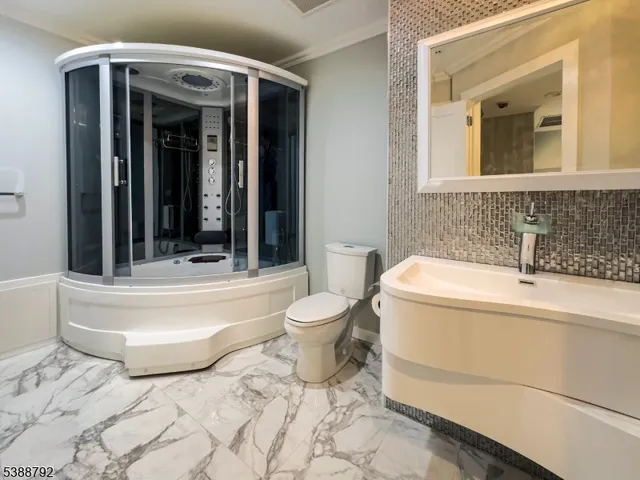 a view of a bathroom