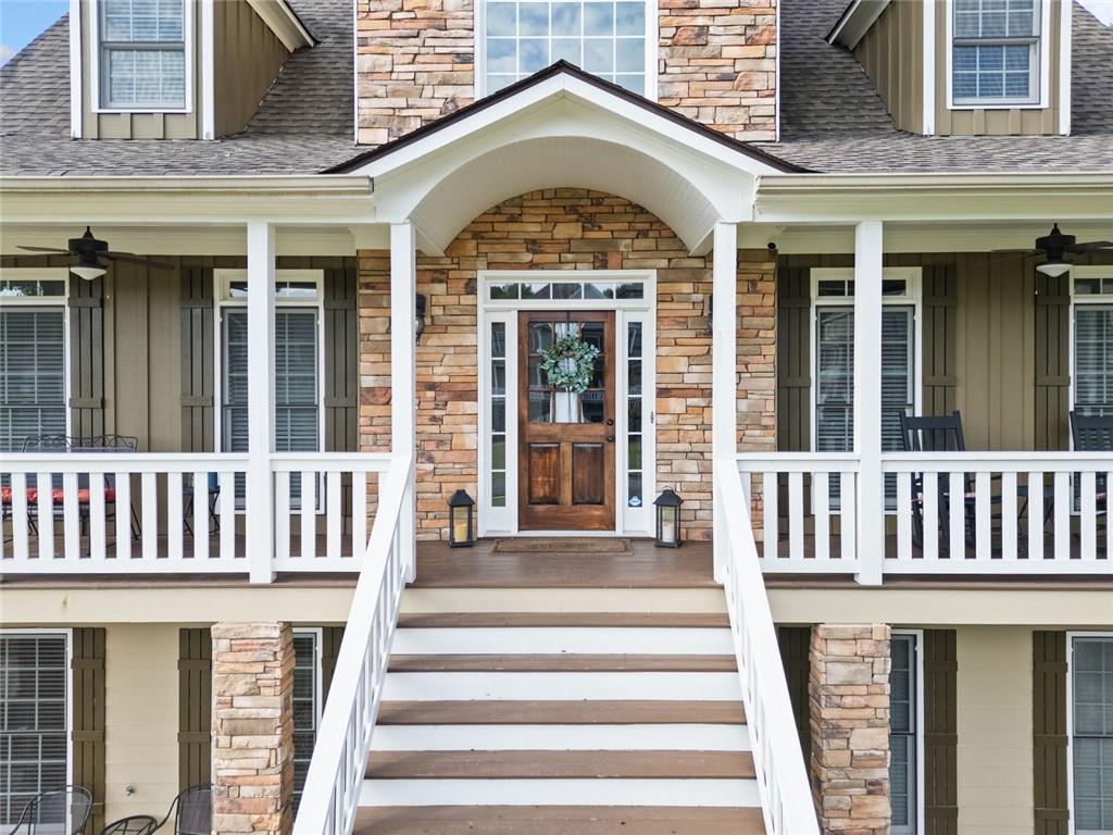 92 River Walk Parkway Euharlee, GA 30145 - Photo 3 of 53 a front view of a house with a porch