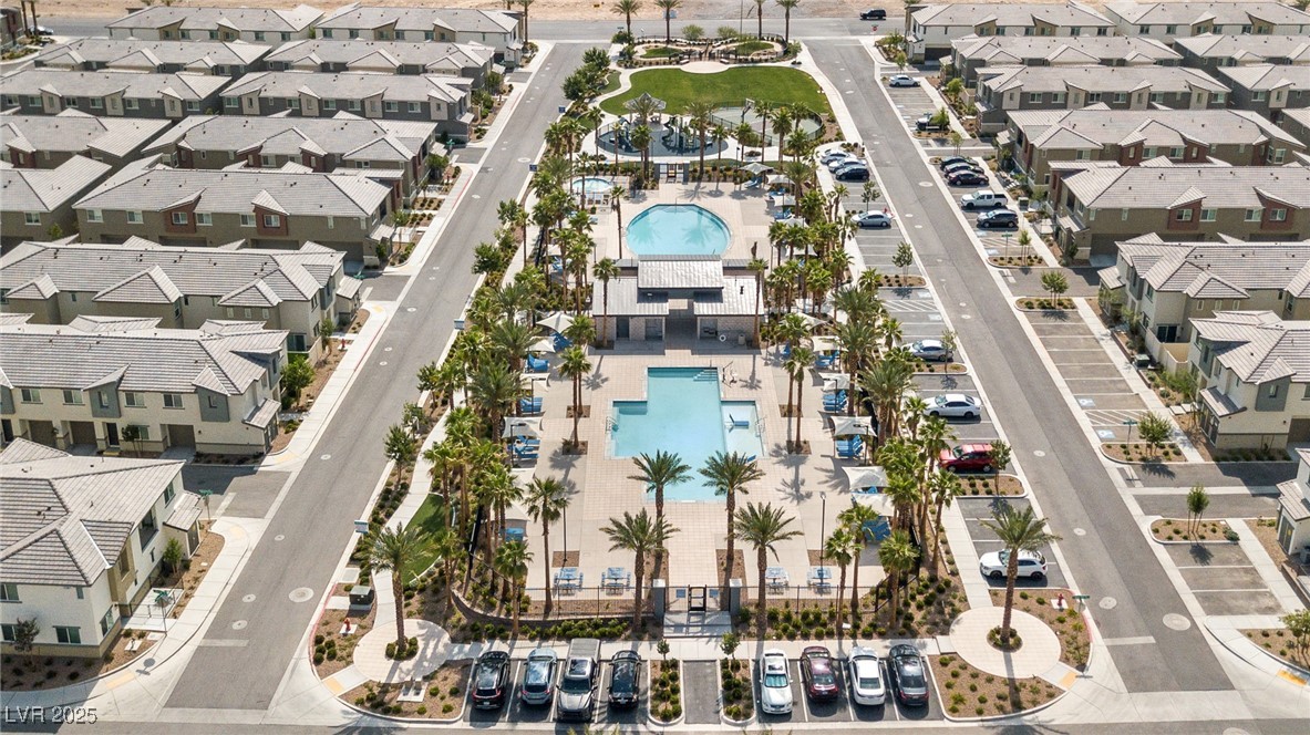 12126 Azure Gate Road, Unit 1 Las Vegas, NV 89183 - Photo 29 of 36 Drone / aerial view featuring a residential view