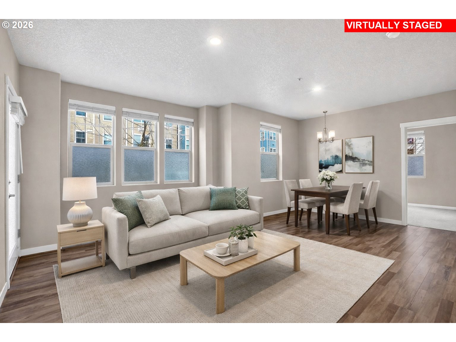 17193 Southwest Appledale Road, Unit 104 Beaverton, OR 97007 - Photo 2 of 36 Living Room/Dining Room