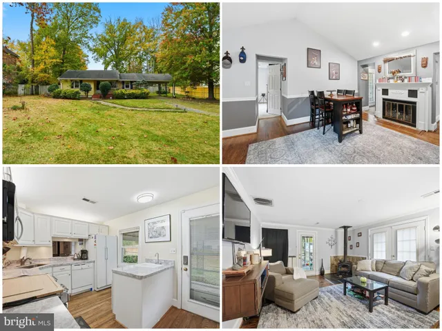 a view of living room and kitchen