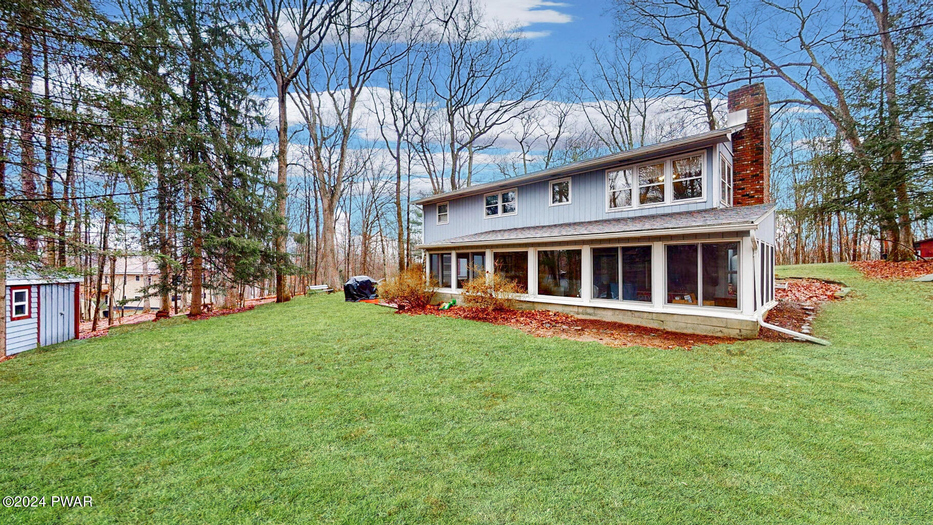 134 Sunnylands Road Milford, PA 18337 - Photo 19 of 59 a front view of house with yard