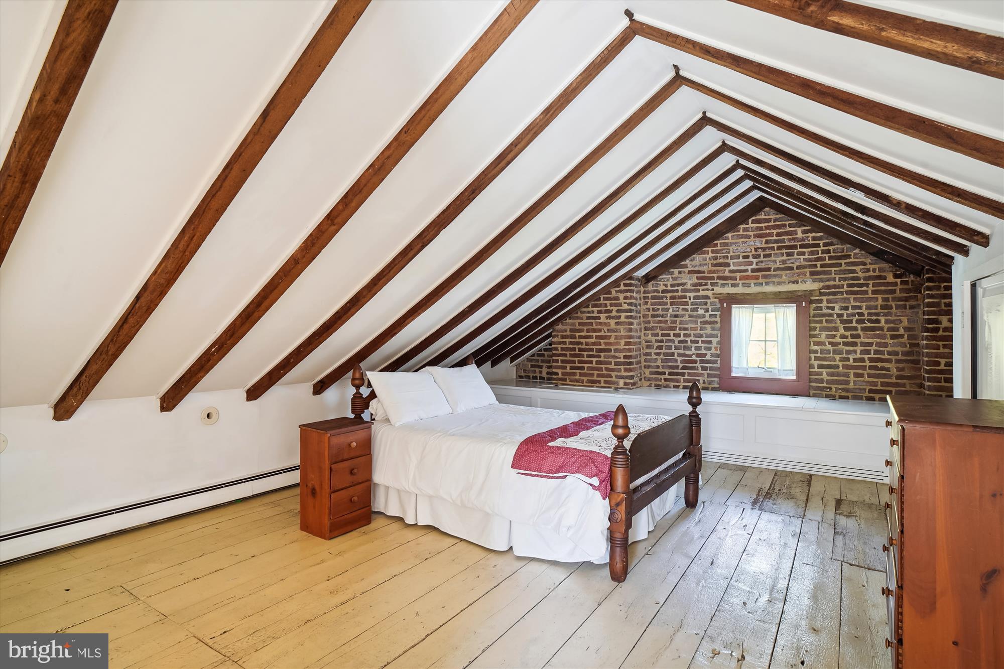 7000 Brink Road Laytonsville, MD 20882 - Photo 39 of 58 To bedroom 4, with beamed ceilings...