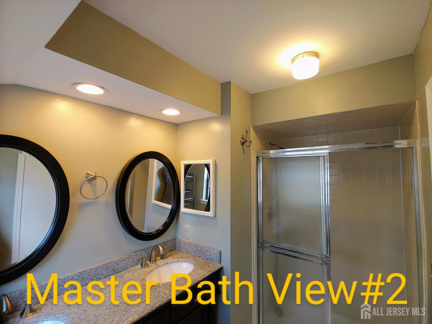 3305 Stonehedge Road Edison, NJ 08820 - Photo 13 of 16 a bathroom with a sink and a mirror