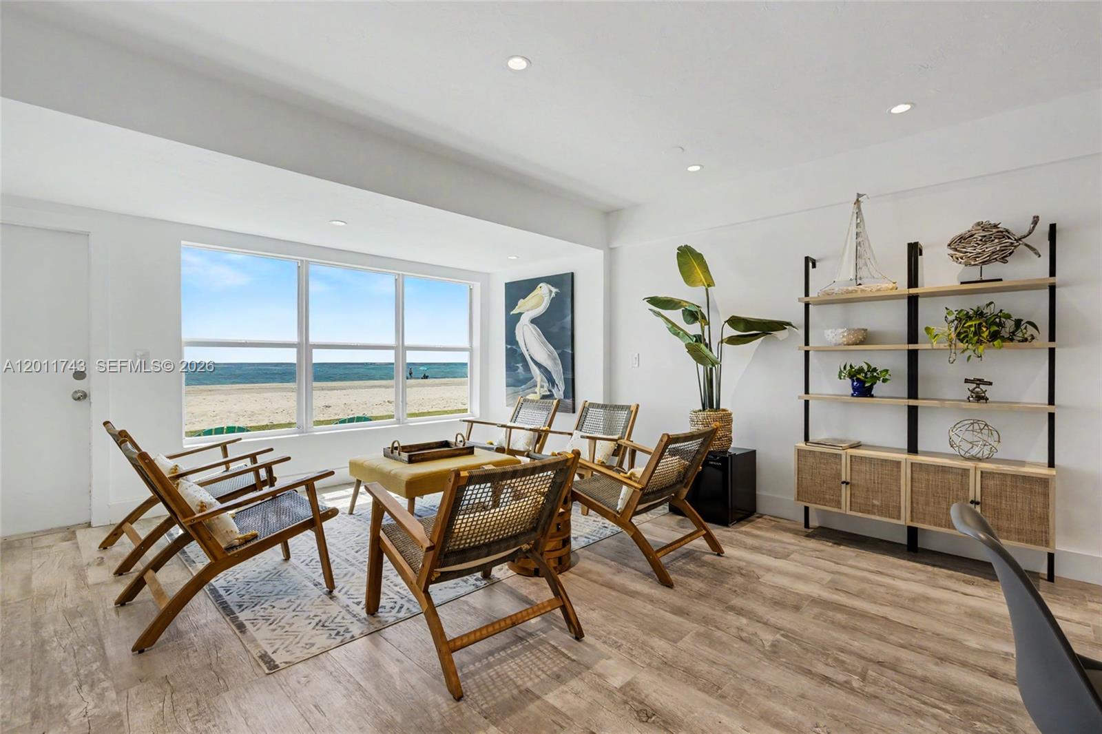 1801 South Surf Road, Unit 2G Hollywood, FL 33019 - Photo 10 of 32 a view of a livingroom with furniture window and outside view