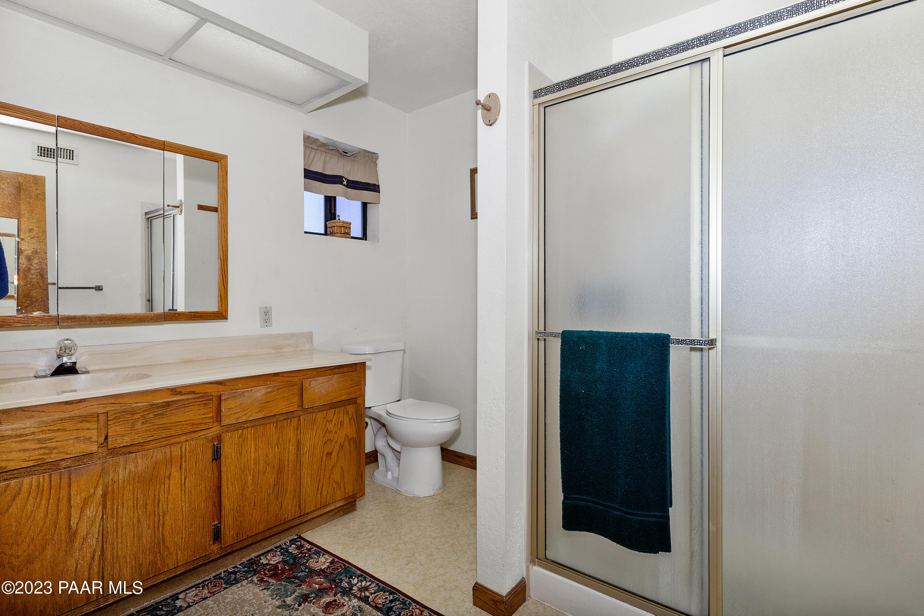 2680 Ridge Road Prescott, AZ 86301 - Photo 13 of 25 a bathroom with a sink a toilet and shower