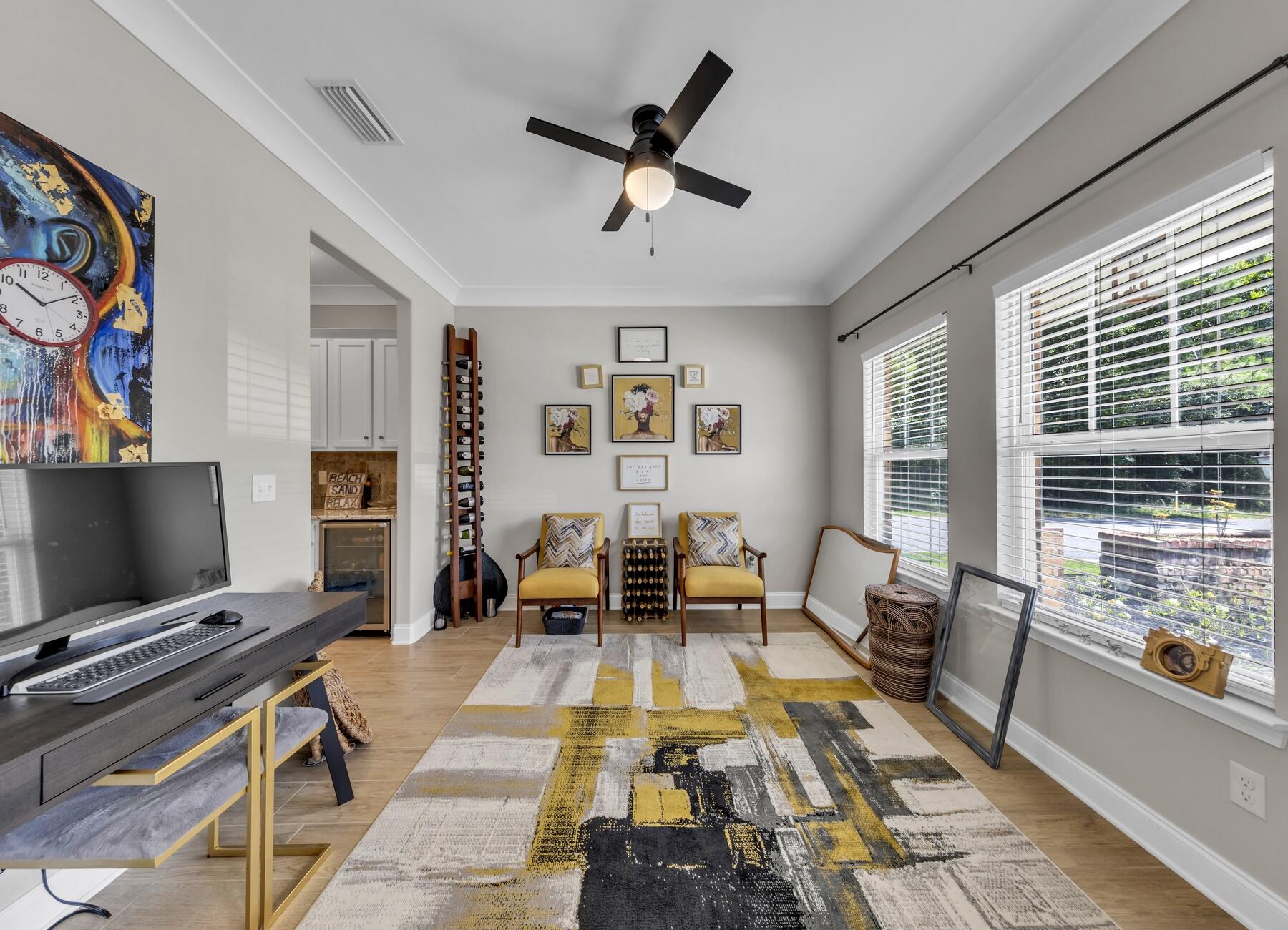 1200 French Quarter Way Fort Walton Beach, FL 32547 - Photo 21 of 45 a living room with furniture and a flat screen tv